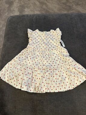 Amazon Sofia Grange Girls Sz 24 months toddler Ivory Strawberry Dress NWT